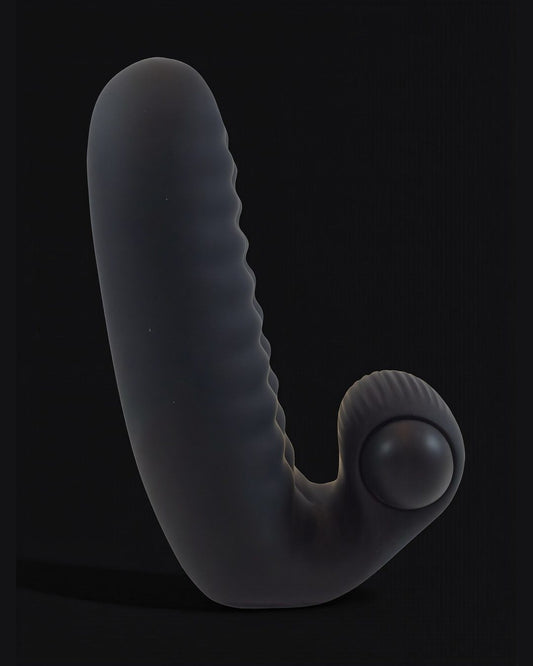 Dione Finger Vibrator — Removable Bullet, Ribbed Sleeve