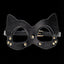 Hecate Cat Mask — Pointed Ears, Gold Studs