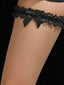 Colette Garter — fine lace and satin-finish bow