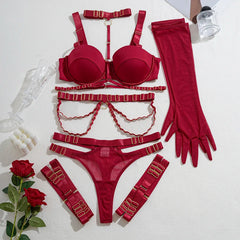 Irresistible Red Seduction Lingerie Set - Todanua Internacional