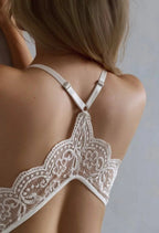 Body Adriana branco, renda