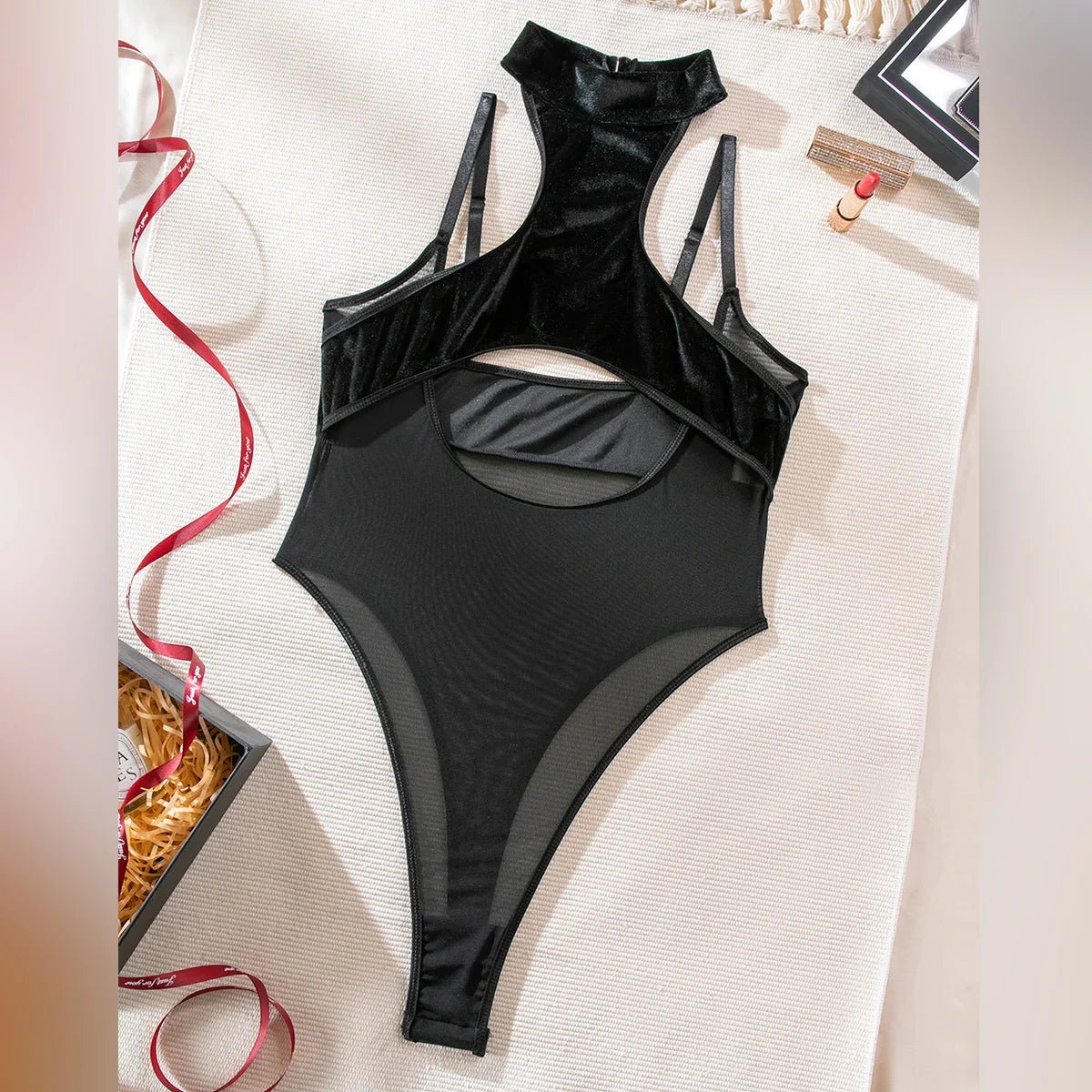 Black Moon Bodysuit - Todanua Internacional