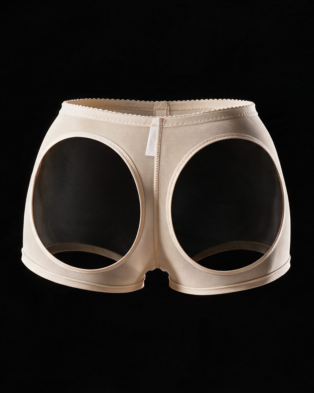 Butt-Lifting Shaping Shorts with Open Back