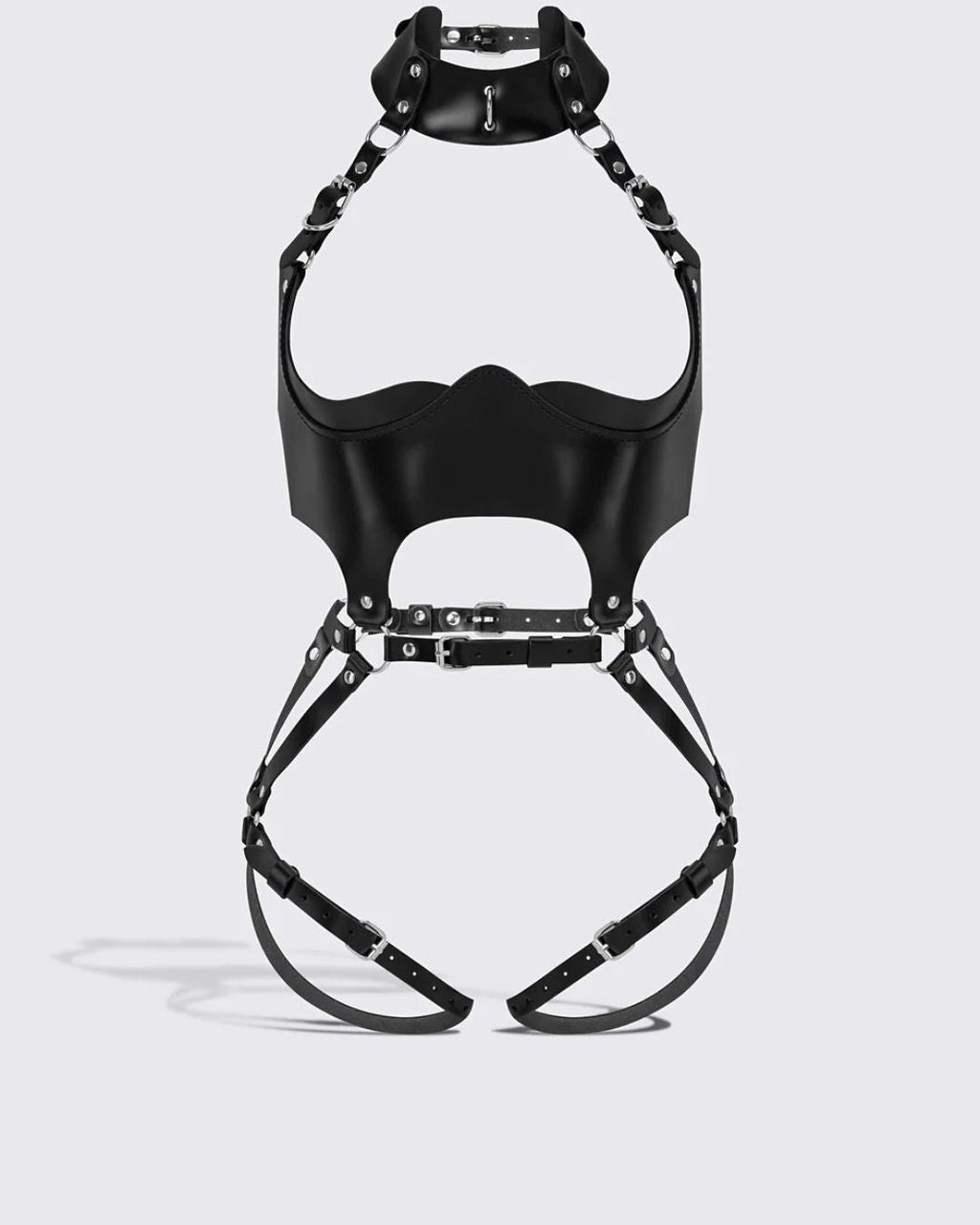 Delphine Harness — Choker, Waist Belt and Thigh Straps