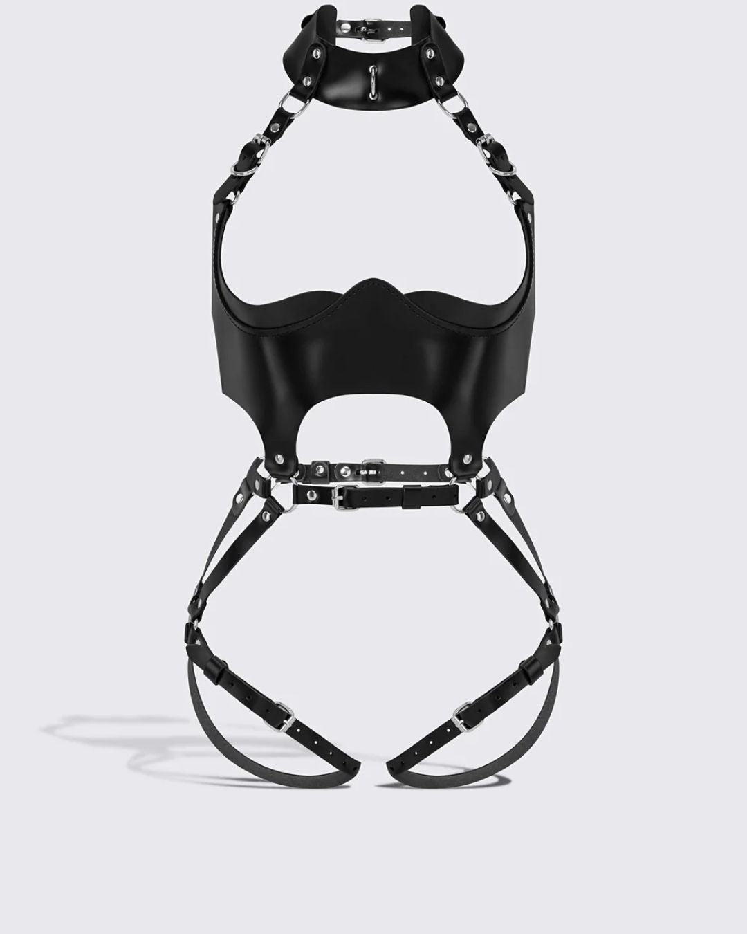 Delphine Harness — Choker, Waist Belt and Thigh Straps