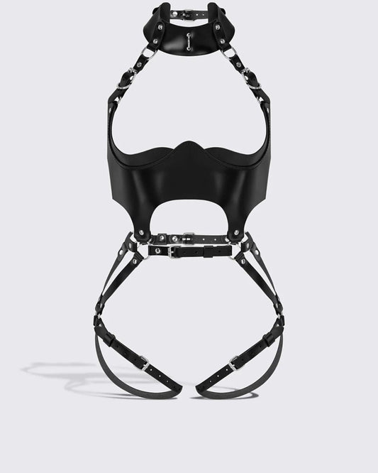 Delphine Harness — Choker, Waist Belt and Thigh Straps