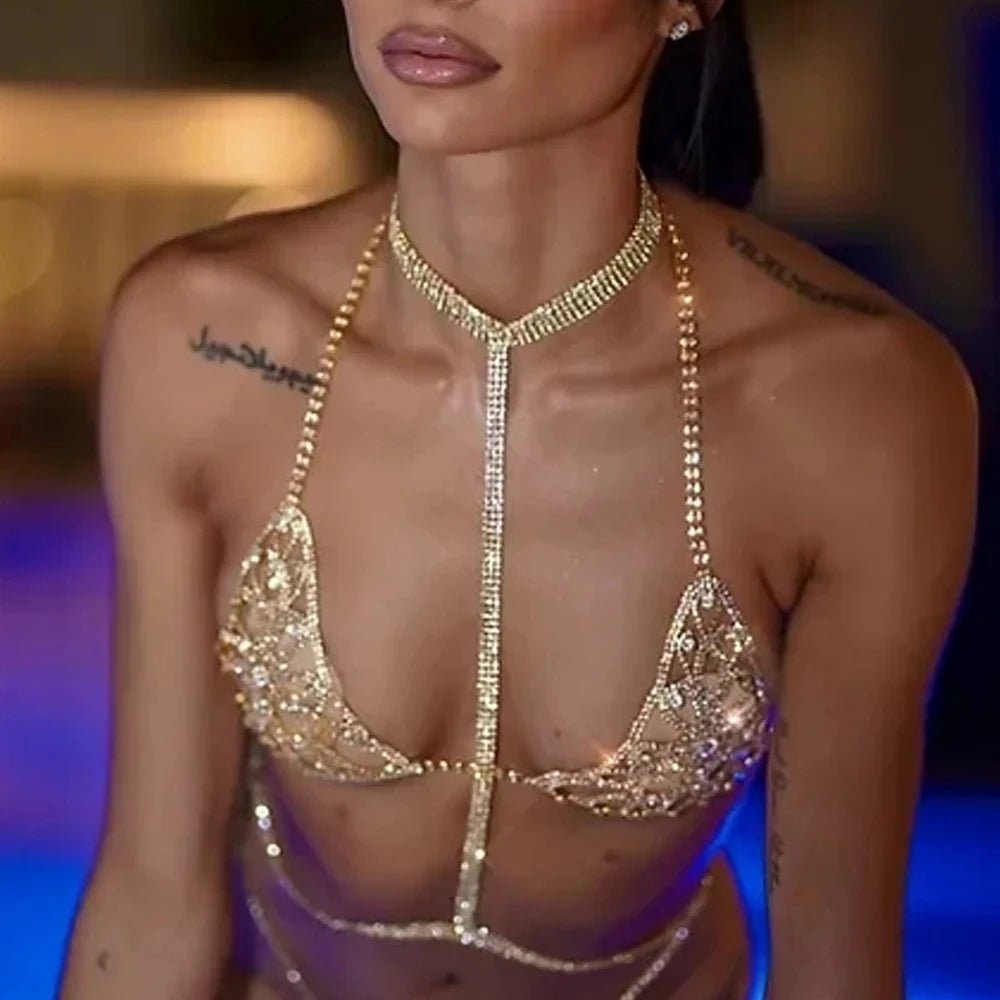 Dazzling Crystal Body Chain – Feel Powerful and Unforgettable - Todanua Internacional