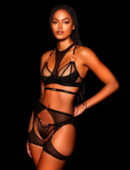 Embrace Elegance: Sensual Tulle Lingerie Set - Todanua Internacional