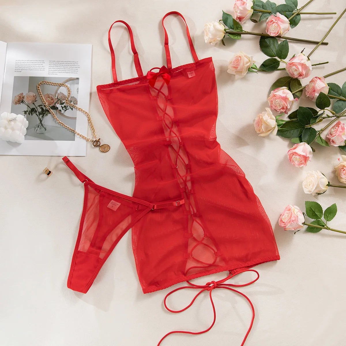 Feel Irresistible: Seductive Lace Lingerie - Todanua Internacional