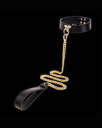 Nemesis Collar — Detachable Gold Chain Leash