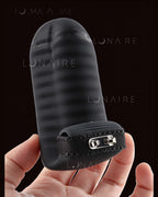 Dione Finger Vibrator — Removable Bullet, Ribbed Sleeve