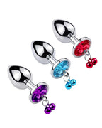 Ariadne Set — Wrist Cuffs, Chains & Faceted Purple Plug