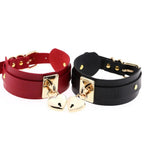 Calisto Collar — Gold Heart Padlock
