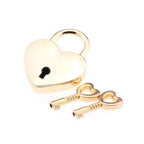 Calisto Collar — Gold Heart Padlock