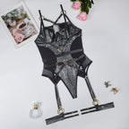 Irresistible Empowerment: Luxury Crocodile Leather Bodysuit - Todanua Internacional