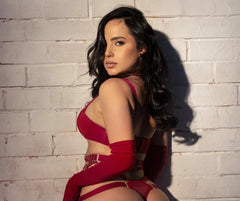 Irresistible Red Seduction Lingerie Set - Todanua Internacional